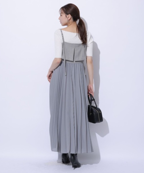 Mystrada（マイストラーダ）の「バックプリーツレイヤードワンピース