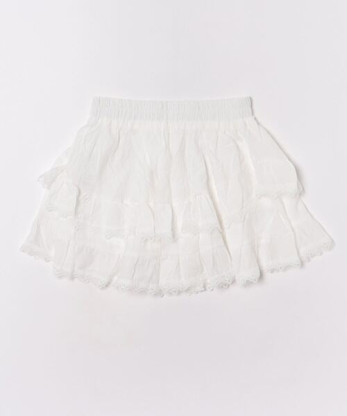 SPINNS（スピンズ）の「レースティアードミニパンツ（その他パンツ・レディース・オフホワイト・ONESIZE）」の10枚目の写真