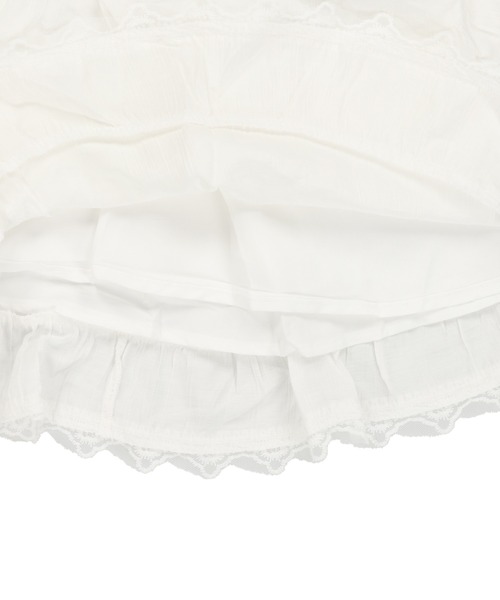 SPINNS（スピンズ）の「レースティアードミニパンツ（その他パンツ・レディース・オフホワイト・ONESIZE）」の19枚目の写真