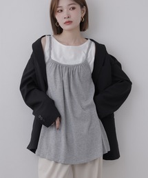 フレア キャミソール チュニック キャミワンピ レディース トップス ベーシック