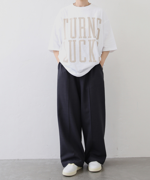 JOURNAL STANDARD LUXE（ジャーナルスタンダード　ラックス）の「TWツイル ピンタックパンツ（スラックス・レディース・チャコールグレー・SMALL/MEDIUM/LARGE）」の4枚目の写真