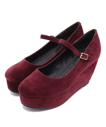 one after another NICE CLAUP | 【ナイスクラップ】厚底スエードパンプス(パンプス)