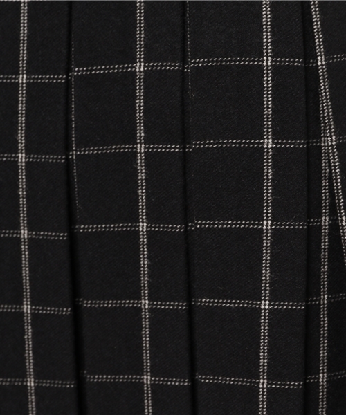 earth music&ecology(アースミュージックアンドエコロジー)の「ウィンドーペンプリーツスカート(スカート・レディース・ブラック/グレー/ネイビー・FREE)」の15枚目の写真