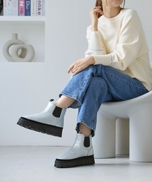 carino（カリーノ）の「本革ムートン　サイドゴアショートブーツ（ブーツ）」