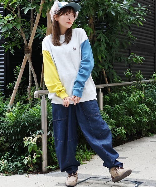 チチカカ（チチカカ）の「COBMASTER コブベア＆カー プルオーバー【ユニセックス】（スウェット・レディース・ブラック/その他1/イエロー・FREE）」の8枚目の写真