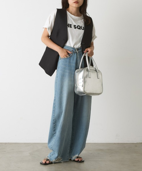 WILLOW（ウィロー）の「【WILLOW】テーラーベスト（ベスト・レディース・ブラック/グレー・ONE SIZE）」の14枚目の写真