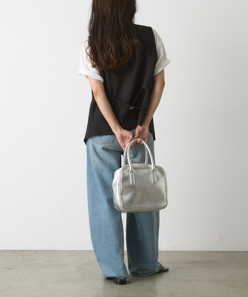 WILLOW（ウィロー）の「【WILLOW】テーラーベスト（ベスト・レディース・ブラック/グレー・ONE SIZE）」の16枚目の写真