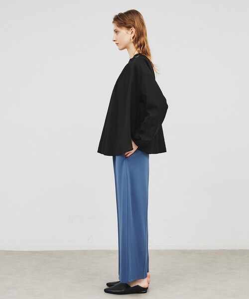 cloenc（クロエンス）の「◆【セットアップ／手洗い可】カットジョーゼットワイドパンツ（その他パンツ・レディース・ブラック/ブルー系その他/ナチュラル/ブラウン系・01/02/03）」の19枚目の写真