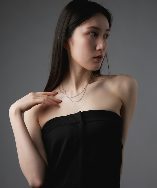 Os accessory（オズアクセサリー）の「Os　-オズ-　チェーン　レイヤード ネックレス【金属アレルギー対応】（ネックレス・レディース・シルバー/ゴールド・ONE SIZE）」の21枚目の写真