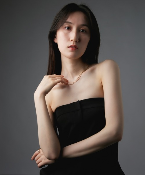 Os accessory（オズアクセサリー）の「Os　-オズ-　チェーン　レイヤード ネックレス【金属アレルギー対応】（ネックレス・レディース・シルバー/ゴールド・ONE SIZE）」の10枚目の写真