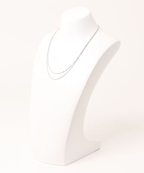 Os accessory（オズアクセサリー）の「Os　-オズ-　チェーン　レイヤード ネックレス【金属アレルギー対応】（ネックレス・レディース・シルバー/ゴールド・ONE SIZE）」の22枚目の写真