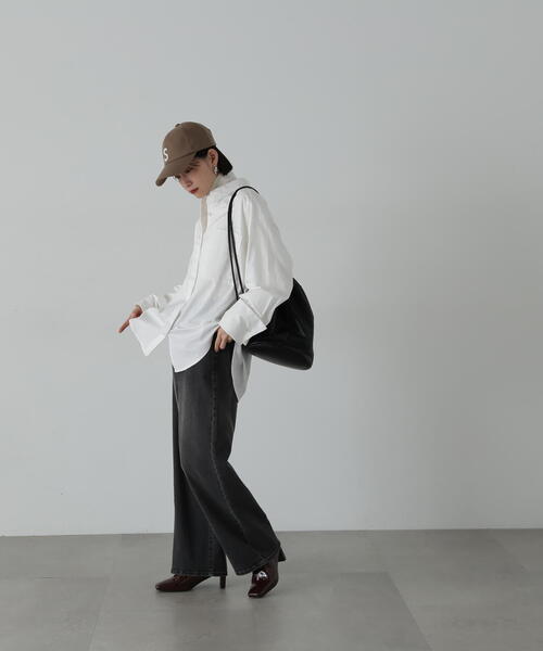 N.(N. Natural Beauty Basic)(エヌエヌナチュラルビューティーベーシック)の「◆PUボンサック(バックパック/リュック・レディース・ホワイト/ブラック・フリ-)」の20枚目の写真