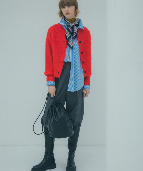 N.(N. Natural Beauty Basic)(エヌエヌナチュラルビューティーベーシック)の「◆PUボンサック(バックパック/リュック・レディース・ホワイト/ブラック・フリ-)」の22枚目の写真