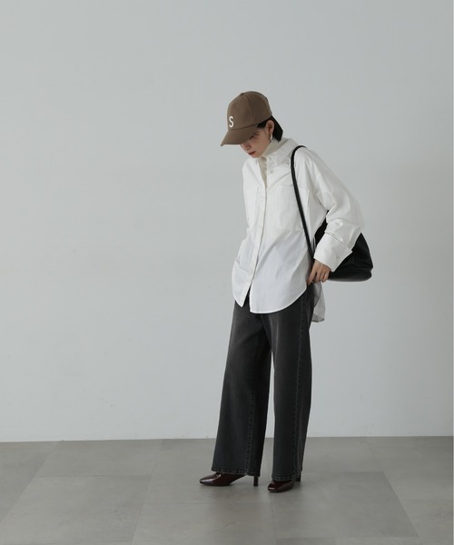 N.(N. Natural Beauty Basic)(エヌエヌナチュラルビューティーベーシック)の「◆PUボンサック(バックパック/リュック・レディース・ホワイト/ブラック・フリ-)」の7枚目の写真