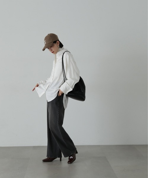 N.(N. Natural Beauty Basic)(エヌエヌナチュラルビューティーベーシック)の「◆PUボンサック(バックパック/リュック・レディース・ホワイト/ブラック・フリ-)」の8枚目の写真