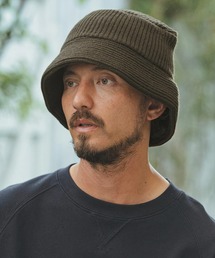 CAMBIO(JrI)mko12231- Rib Knit Bucket Hat oPbgnbg(nbg)