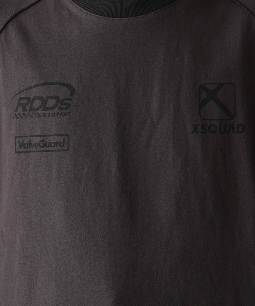 RAGEBLUE（レイジブルー）の「パイピングライン/オーバーサイズゲームロンT（Tシャツ/カットソー・メンズ・ホワイト/ブラック・MEDIUM/LARGE）」の3枚目の写真