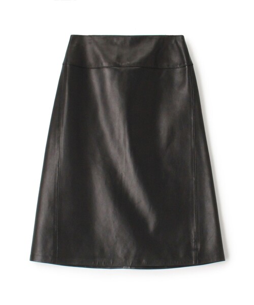 アニリンレザー トラペーズスカート（スカート）｜TOMORROWLAND collection（トゥモローランドコレクション）