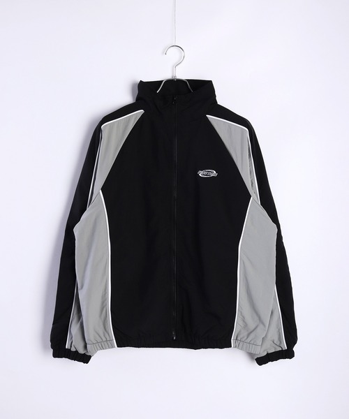 WESTSEA(ウエストシー)の「裏フリース ライン切替 ナイロン ブルゾン トラックジャケット(ナイロンジャケット・メンズ・ブルーグリーン/グレー/ネイビー/ブラック・L/M)」の5枚目の写真