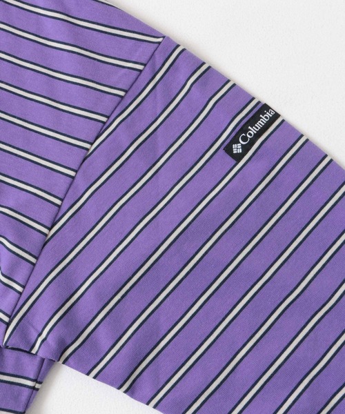 Columbia（コロンビア）の「Columbia　ロストブルックロングスリーブボーダーTシャツ（Tシャツ/カットソー・メンズ・パープル系その他/ベージュ系その他/ブラック系その他・LARGE/MEDIUM）」の11枚目の写真