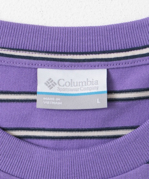 Columbia（コロンビア）の「Columbia　ロストブルックロングスリーブボーダーTシャツ（Tシャツ/カットソー・メンズ・パープル系その他/ベージュ系その他/ブラック系その他・LARGE/MEDIUM）」の15枚目の写真