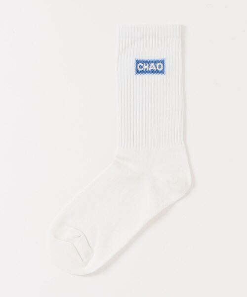 styiro(スタイロ)の「CHAO靴下(ソックス/靴下・レディース・ベージュ/ロイヤルブルー/ホワイト/レッド/ブラック/ブルー/パープル/マルチ/グレー/クリーム/オレンジ・FREE)」の17枚目の写真