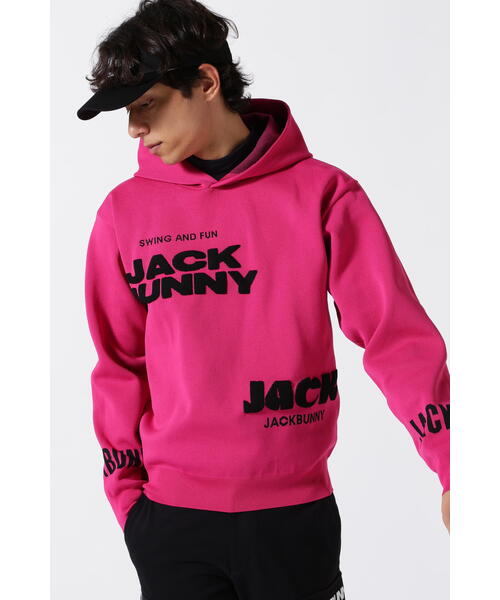 ★美品★Jack Bunny!!　ジャガードタートルネックプルオーバー　1 直営店舗&公式オンライン限定】カシミヤタッチタートルネックニット