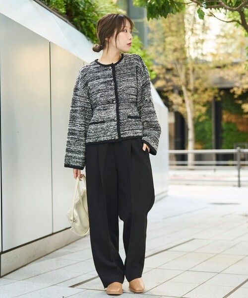 セール】【LEE 1・2月合併号掲載】パイルジャガードニットジャケット