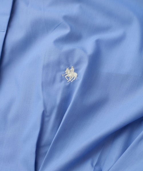 POLO BCS（ポロ ビーシーエス）の「【POLO BCS コラボ】ウエストタックフレアシャツ（シャツ/ブラウス・レディース・オフホワイト/サックスブルー/ピンク・FREE）」の13枚目の写真