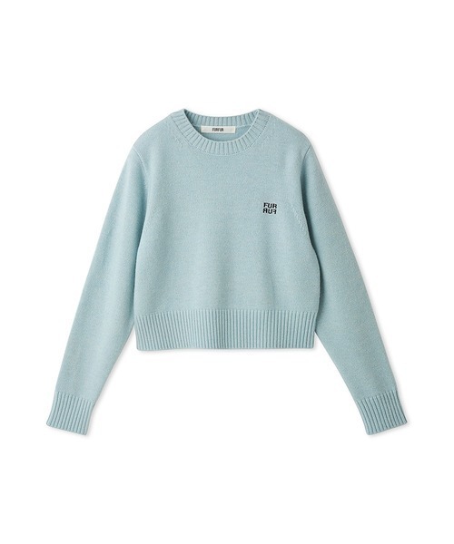 HUF 天使刺繍 クルーネックセーター L follow meクリエイティブ刺繍デザイン クルーネックニット