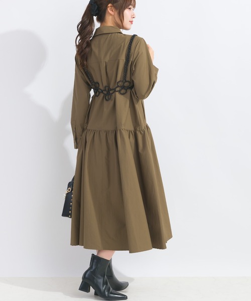 PICCIN（ピッチン）の「【WEB限定】フラワービーズビスチェ（キャミソール・レディース・ブラック/オフホワイト・M）」の16枚目の写真