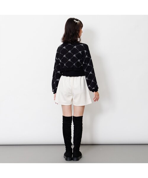 algy(アルジー)の「ソウガラタンタケニット&キャミセット(ニット/セーター・キッズ・ブラック/ピンク/オフホワイト・X-SMALL/XX-SMALL/MEDIUM/SMALL)」の5枚目の写真