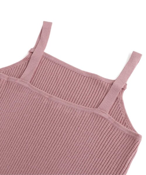 algy(アルジー)の「ソウガラタンタケニット&キャミセット(ニット/セーター・キッズ・ブラック/ピンク/オフホワイト・X-SMALL/XX-SMALL/MEDIUM/SMALL)」の9枚目の写真