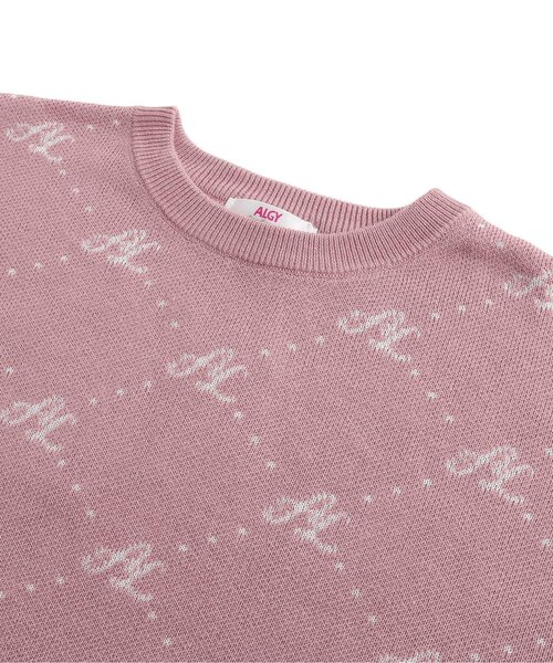 algy(アルジー)の「ソウガラタンタケニット&キャミセット(ニット/セーター・キッズ・ブラック/ピンク/オフホワイト・X-SMALL/XX-SMALL/MEDIUM/SMALL)」の15枚目の写真