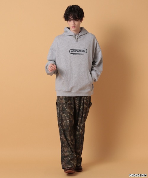 RAGEBLUE（レイジブルー）の「【NEOGURI/ノグリ】コラボ/プリントオーバーサイズパーカー（パーカー・メンズ・グレー/ブラック・FREE）」の20枚目の写真