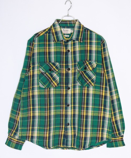 WESTSEA(ウエストシー)の「裏起毛 ヘビーネル チェック柄 長袖ワークシャツ(シャツ/ブラウス・メンズ・レッド系その他2/ブルー/グレー/ダークグリーン/オレンジ系その他/ブラック系その他/ホワイト/レッド/グリーン/ブラウン/レンガ/レッド系その他/ベージュ系その他/オレンジ系その他2/レッド系その他3/パープル/ミント/サンドベージュ/イエロー/オレンジ/ベージュ/ブルー系その他/マスタード/グリーン系その他/グリーン系その他2/ロイヤルブルー/サックスブルー/ブラック/スカイブルー/ブラウン系その他/グレー系その他/ブルー系その他2/ブラック系その他2・L/M/XL)」の15枚目の写真