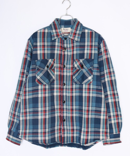 WESTSEA(ウエストシー)の「裏起毛 ヘビーネル チェック柄 長袖ワークシャツ(シャツ/ブラウス・メンズ・レッド系その他2/ブルー/グレー/ダークグリーン/オレンジ系その他/ブラック系その他/ホワイト/レッド/グリーン/ブラウン/レンガ/レッド系その他/ベージュ系その他/オレンジ系その他2/レッド系その他3/パープル/ミント/サンドベージュ/イエロー/オレンジ/ベージュ/ブルー系その他/マスタード/グリーン系その他/グリーン系その他2/ロイヤルブルー/サックスブルー/ブラック/スカイブルー/ブラウン系その他/グレー系その他/ブルー系その他2/ブラック系その他2・L/M/XL)」の20枚目の写真