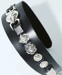 TOGA ＴＯＯ　レザーコンチョヘッドバンドカチューシャ TOGA（トーガ）の「【TOGA TOO/トーガトゥ】Leather wrapped