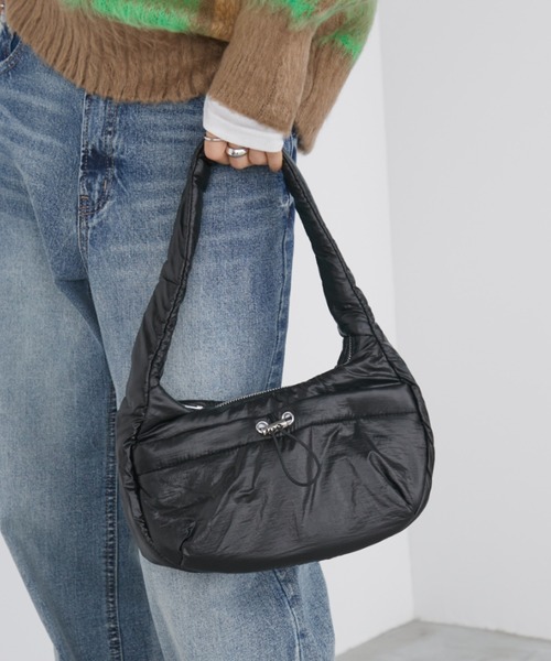 Auntie Rosa Holiday（アンティローザホリデー）の「ワンハンドルドロストバッグ（ハンドバッグ・レディース・シルバー/ブラック・FREE）」の4枚目の写真