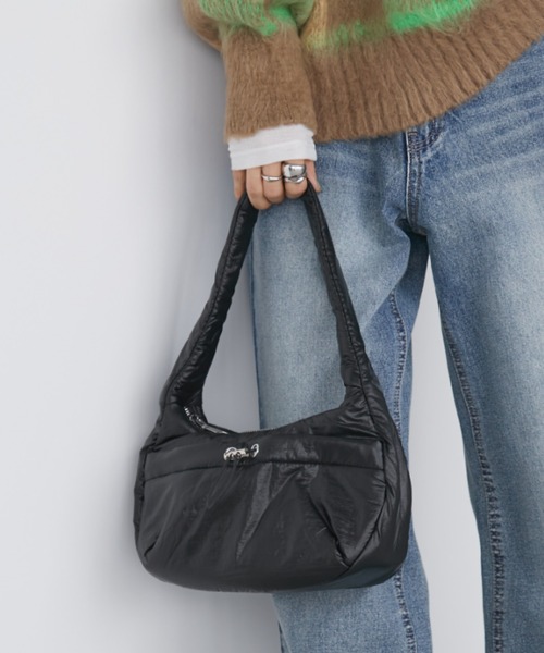 Auntie Rosa Holiday（アンティローザホリデー）の「ワンハンドルドロストバッグ（ハンドバッグ・レディース・シルバー/ブラック・FREE）」の5枚目の写真