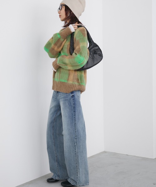 Auntie Rosa Holiday（アンティローザホリデー）の「ワンハンドルドロストバッグ（ハンドバッグ・レディース・シルバー/ブラック・FREE）」の7枚目の写真