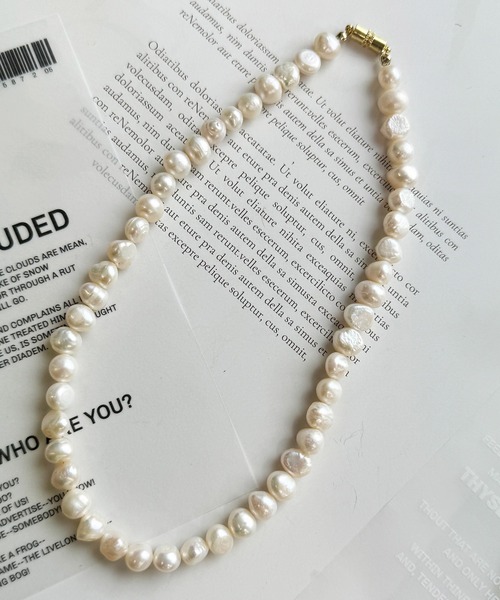 NOLITA LABORATORY（ノリータラボラトリー）の「【 NOLITA / ノリータ 】ナチュラル 淡水パール チョーカー ネックレス（ネックレス・レディース・ゴールド/シルバー・FREE）」の2枚目の写真