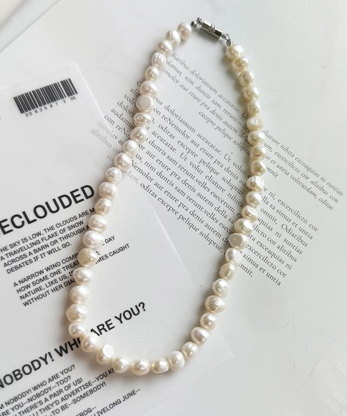 NOLITA LABORATORY（ノリータラボラトリー）の「【 NOLITA / ノリータ 】ナチュラル 淡水パール チョーカー ネックレス（ネックレス・レディース・ゴールド/シルバー・FREE）」の3枚目の写真