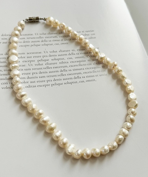 NOLITA LABORATORY（ノリータラボラトリー）の「【 NOLITA / ノリータ 】ナチュラル 淡水パール チョーカー ネックレス（ネックレス・レディース・ゴールド/シルバー・FREE）」の6枚目の写真