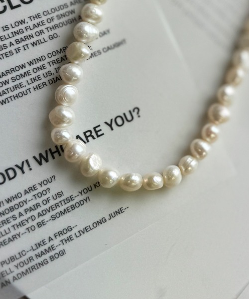 NOLITA LABORATORY（ノリータラボラトリー）の「【 NOLITA / ノリータ 】ナチュラル 淡水パール チョーカー ネックレス（ネックレス・レディース・ゴールド/シルバー・FREE）」の7枚目の写真