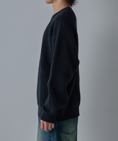 COLONY 2139（コロニートゥーワンスリーナイン）の「ウォッシャブルスポンジニット（ニット/セーター・メンズ・ブラック/ネイビー/グリーン・MEDIUM/LARGE）」の22枚目の写真