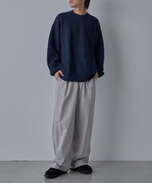 COLONY 2139（コロニートゥーワンスリーナイン）の「ウォッシャブルスポンジニット（ニット/セーター・メンズ・ブラック/ネイビー/グリーン・MEDIUM/LARGE）」の16枚目の写真