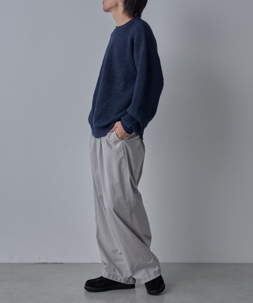 COLONY 2139（コロニートゥーワンスリーナイン）の「ウォッシャブルスポンジニット（ニット/セーター・メンズ・ブラック/ネイビー/グリーン・MEDIUM/LARGE）」の17枚目の写真