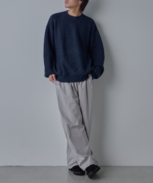 COLONY 2139（コロニートゥーワンスリーナイン）の「ウォッシャブルスポンジニット（ニット/セーター・メンズ・ブラック/ネイビー/グリーン・MEDIUM/LARGE）」の20枚目の写真