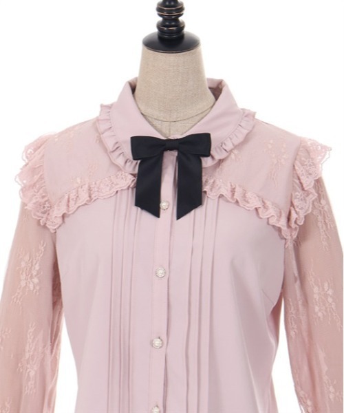 axes femme ガーリー レース リボン キラキラ 豪華装飾 トップス CI81X04S_L.jpg